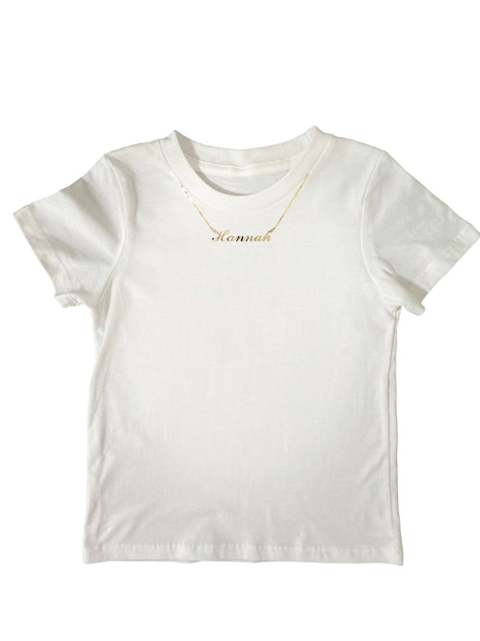 The Classic Bling: Organic Toddler Short Sleeve Tee - Starter Bling